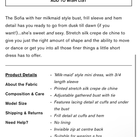 THE SOFIA mini dress
in Passion - Picture 4 of 4